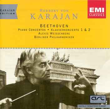 PIANO CONCERTOS 1 & 2: KARAJAN EDITION-BEETHOVEN / WEISSENBERG / KARAJAN / BERLIN P