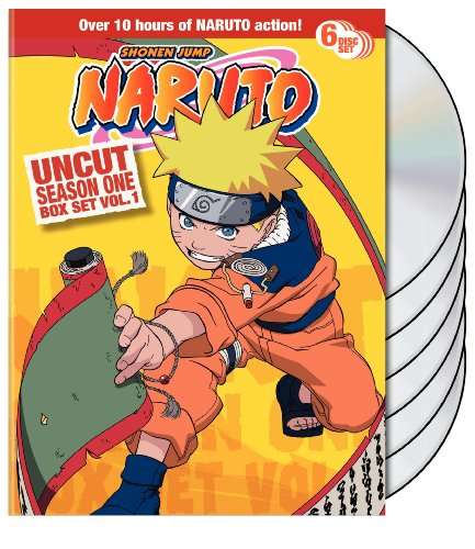 NARUTO UNCUT SEASON 1 V.1 BOX SET (6PC) / (BOX)-NARUTO UNCUT SEASON 1 V.1 BOX SET (6PC) / (BOX)