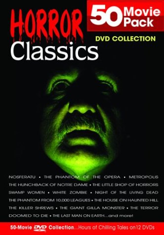 HORROR CLASSICS 50 MOVIE MEGAPACK (12PC)-HORROR CLASSICS 50 MOVIE MEGAPACK (12PC)