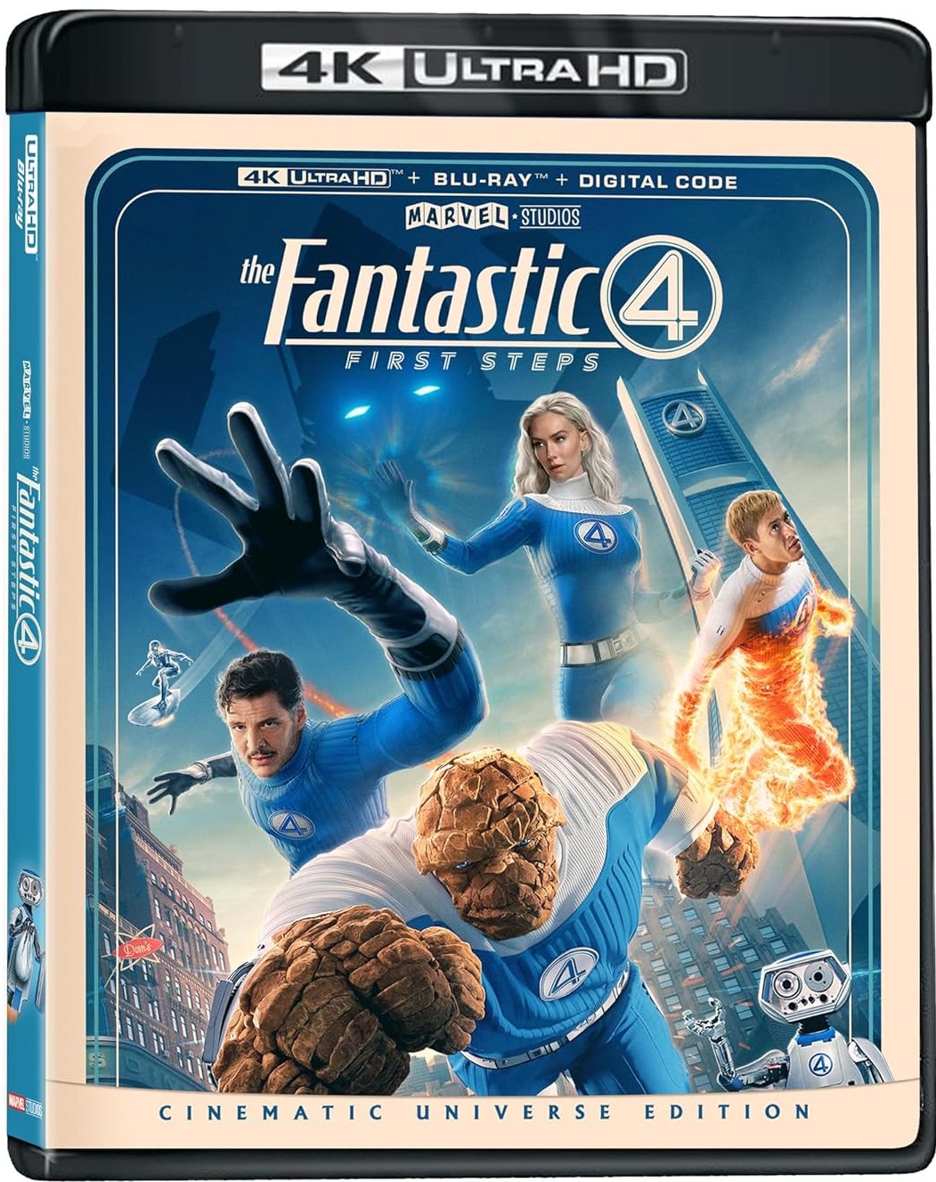 Lançamento DVD - FANTASTIC FOUR: FIRST STEPS (4K) (WBR) (DIGC)